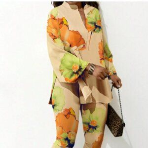 Women Plus Size Casual Sporty 2 Pieces Set